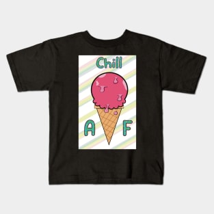 Chill Ice Cream Cone Kids T-Shirt